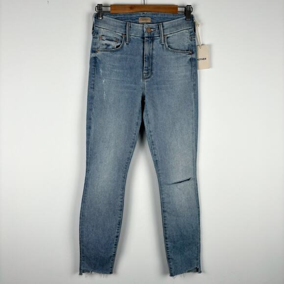 NWT MOTHER The Looker Step Ankle Fray Despite Differences Jeans 25 - Picture 5 of 12